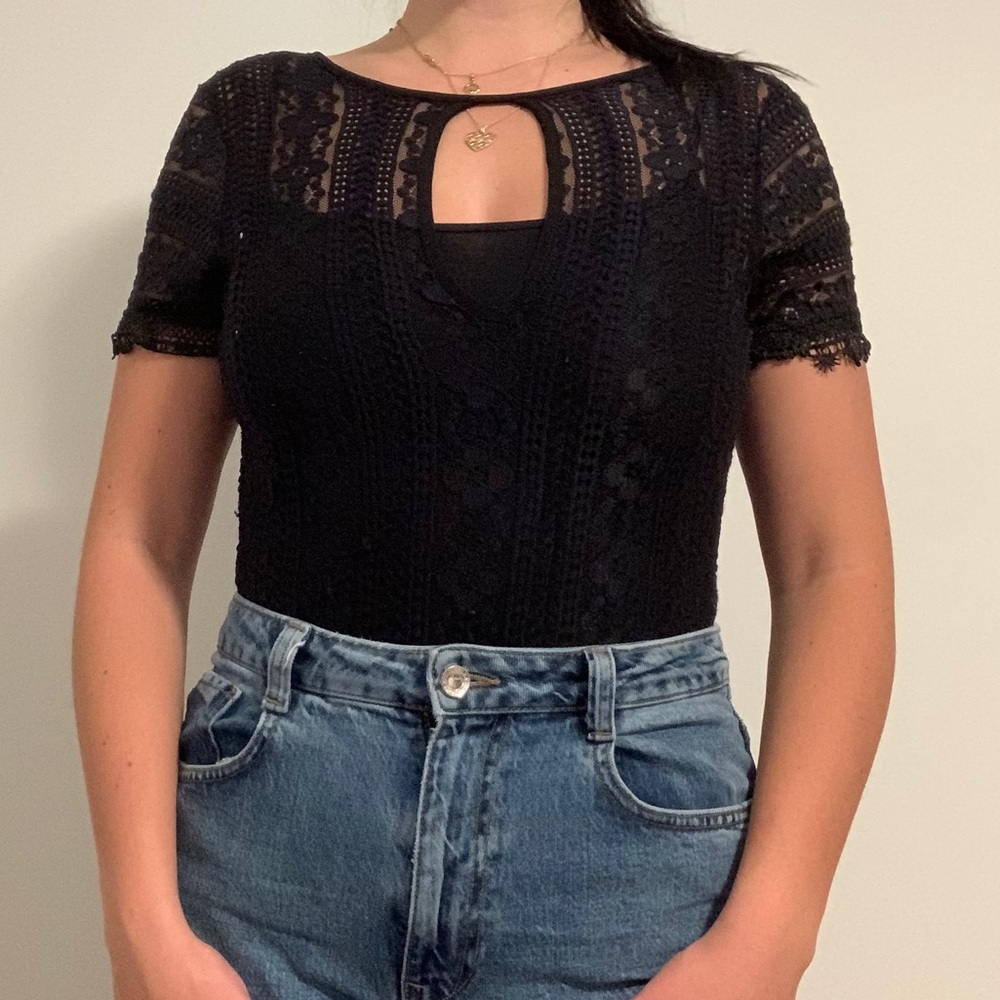 Windsor Black Bodysuit